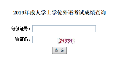 2019年湖北成人高考學(xué)位英語成績查詢通道