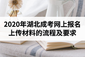 2020年湖北成考網(wǎng)上報(bào)名上傳材料的流程及要求是怎樣的？