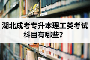 湖北成考專(zhuān)升本理工類(lèi)考試科目有哪些？