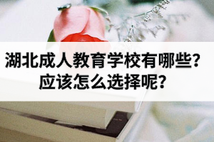 湖北成人教育學(xué)校有哪些？應(yīng)該怎么選擇呢？