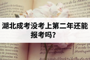 湖北成考沒考上第二年還能報(bào)考嗎？