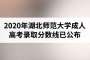 2020年湖北師范大學(xué)成人高考錄取分?jǐn)?shù)線已公布