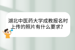 湖北中醫(yī)藥大學成教報名時上傳的照片有什么要求？