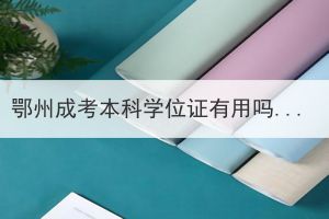 鄂州成考本科學位證有用嗎？需要怎么申請？